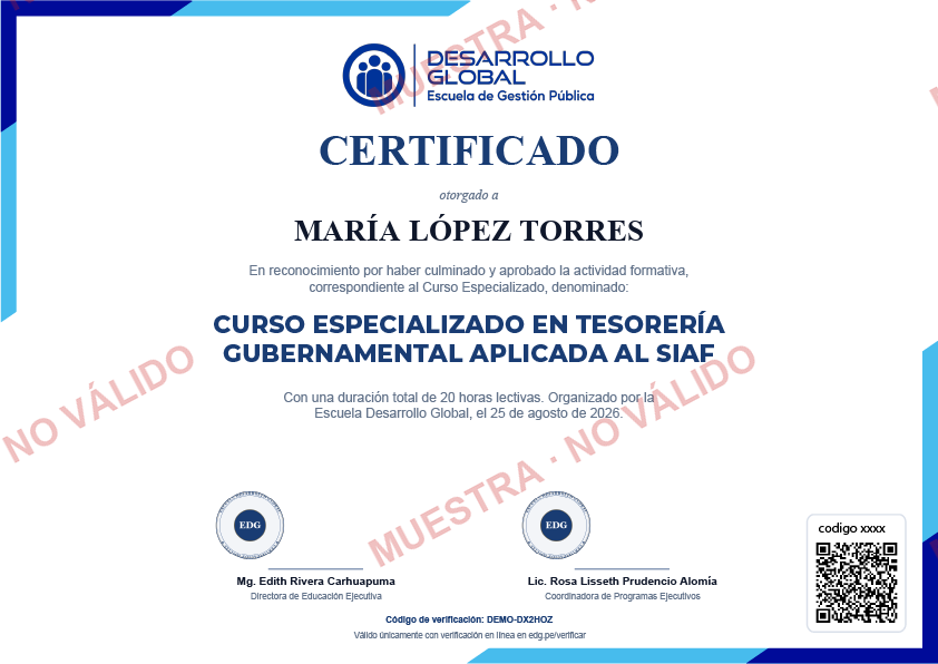Vista previa del certificado digital EDG